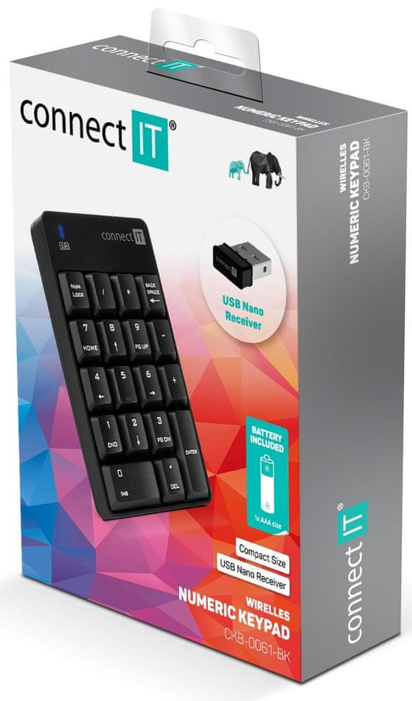 CONNECT IT NumCALC CKB-0061-BK, black Manufacturer Connect IT