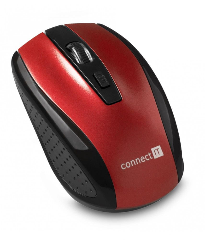 CONNECT IT wireless optical mouse (+ 2 AAA batteries), red Manufacturer code CI-1224