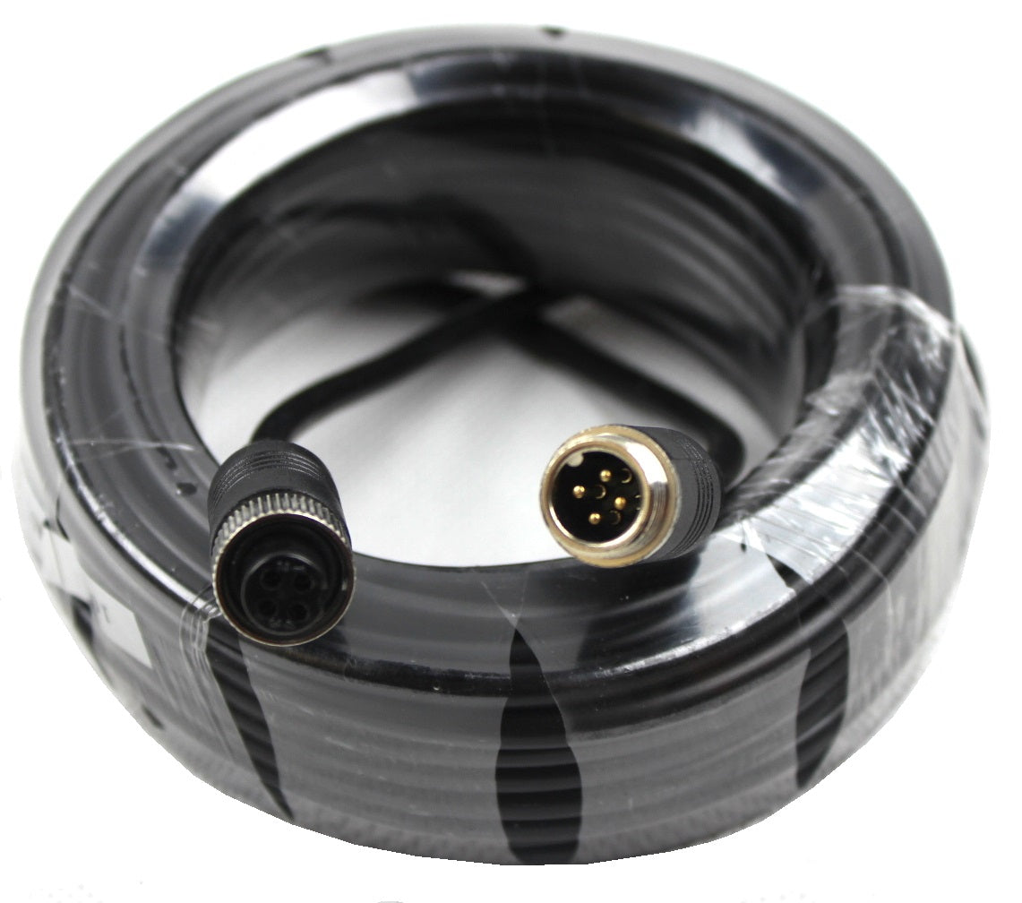 CONNECTION CABLE 4 PIN FOR REVERSING CAMERAS 15m