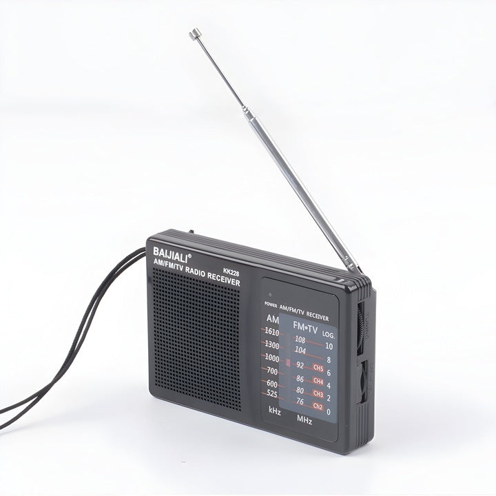 CONSTRUCTION KITCHEN RADIO PORTABLE BATTERY POCKET SMALL BLACK NOISY Manufacturer code 1134BLACK