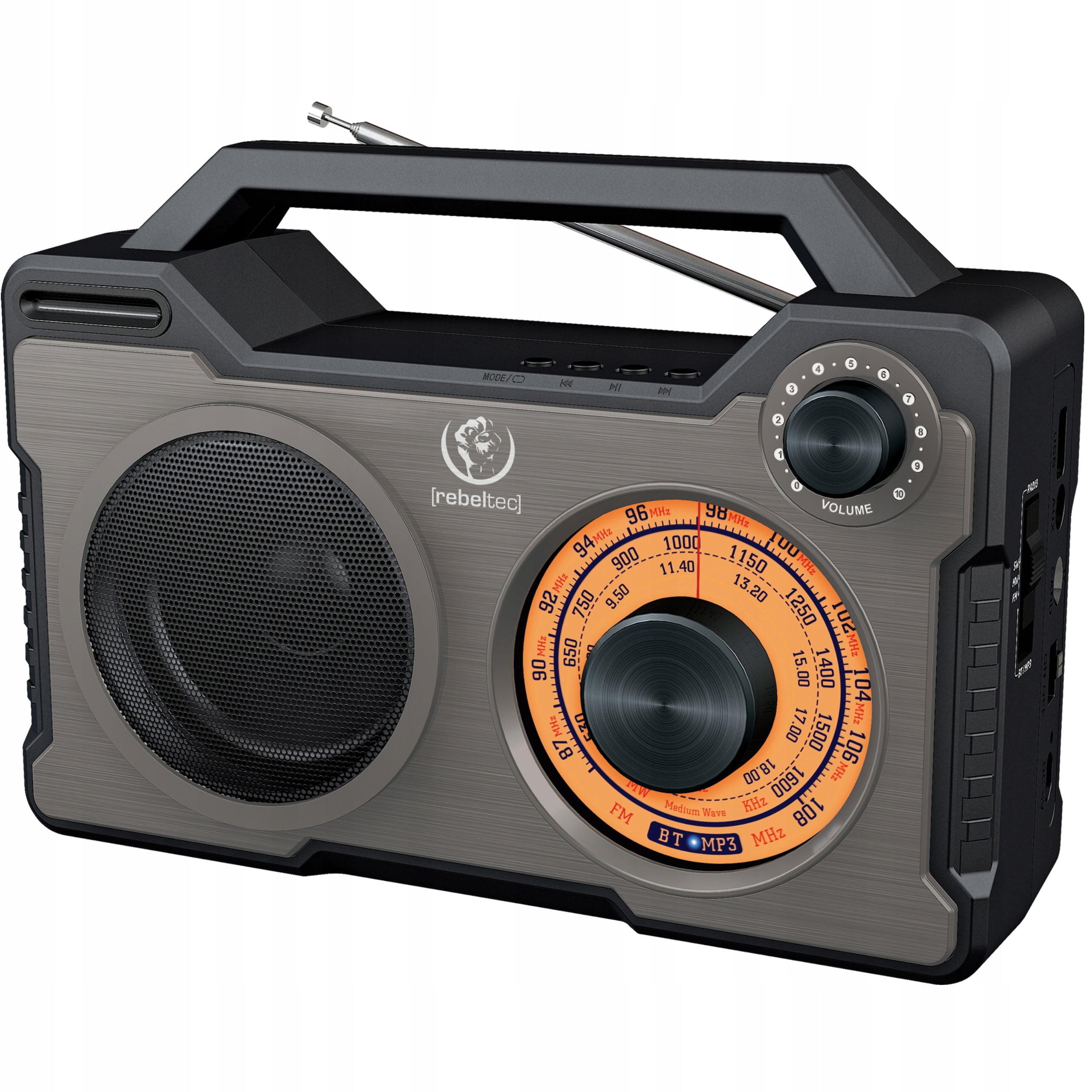 CONSTRUCTION SPEAKER KITCHEN RADIO PORTABLE BLUETOOTH FM MP3 FOR FISH PLOT