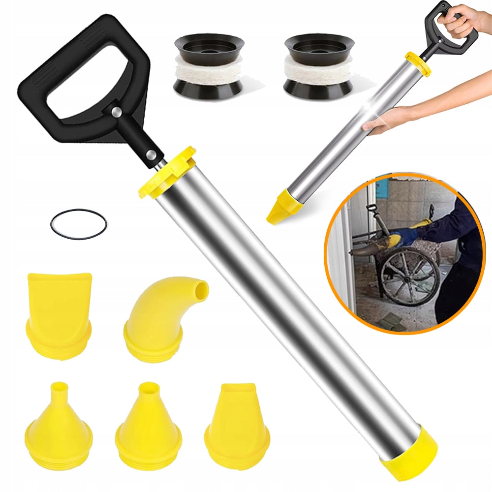 CONSTRUCTION SQUEEZER HAND PUMP WITH 5 NOZZLES FOR CEMENT MORTARS AND MASSES