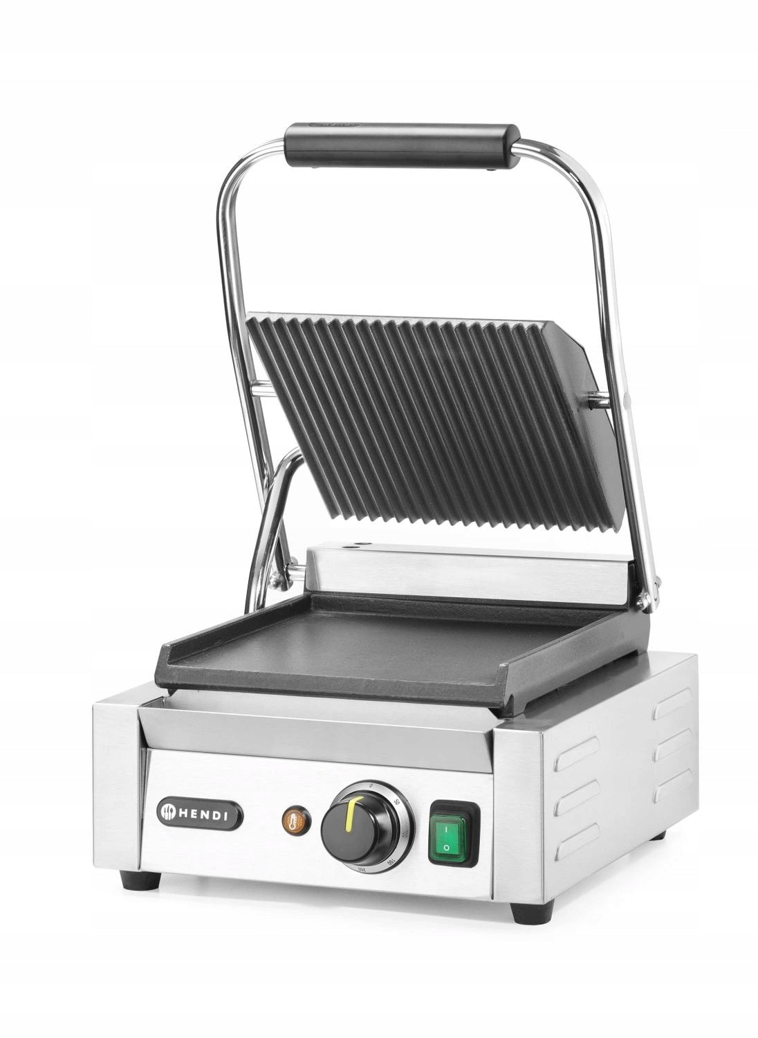 CONTACT GRILL SINGLE SMOOTH GROOVED 22X23 CM 1.8 KW HENDI 263600 Manufacturer code 263600