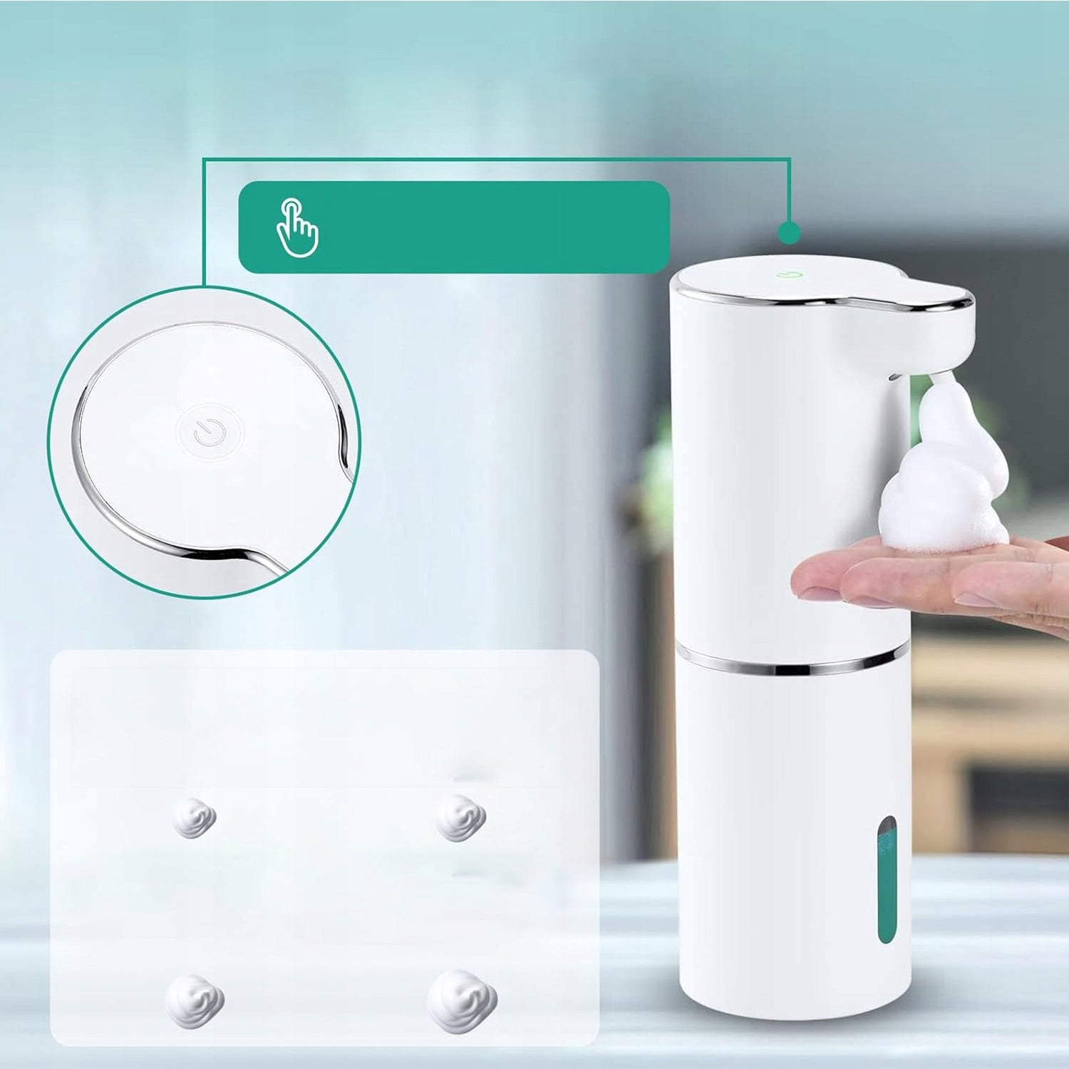 CONTACTLESS SOAP DISPENSER AUTOMATIC LIQUID AUTOMATIC DISPENSER EAN (GTIN) 4005039454738