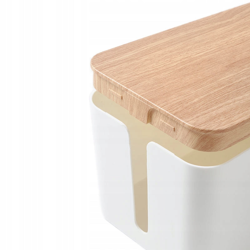 CONTAINER BOX CABLE ORGANIZER SLATS WOOD WHITE MOZOS KBO-LW-WOOD Manufacturer code KBO-LW-WOOD