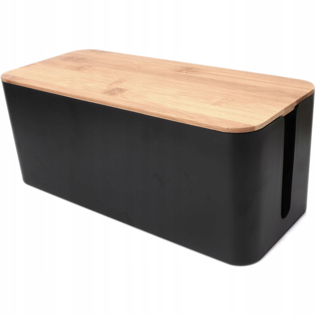 CONTAINER CABLE ORGANIZER SLATS WOOD BLACK MOZOS KBO-BK-WOOD Brand Mozos
