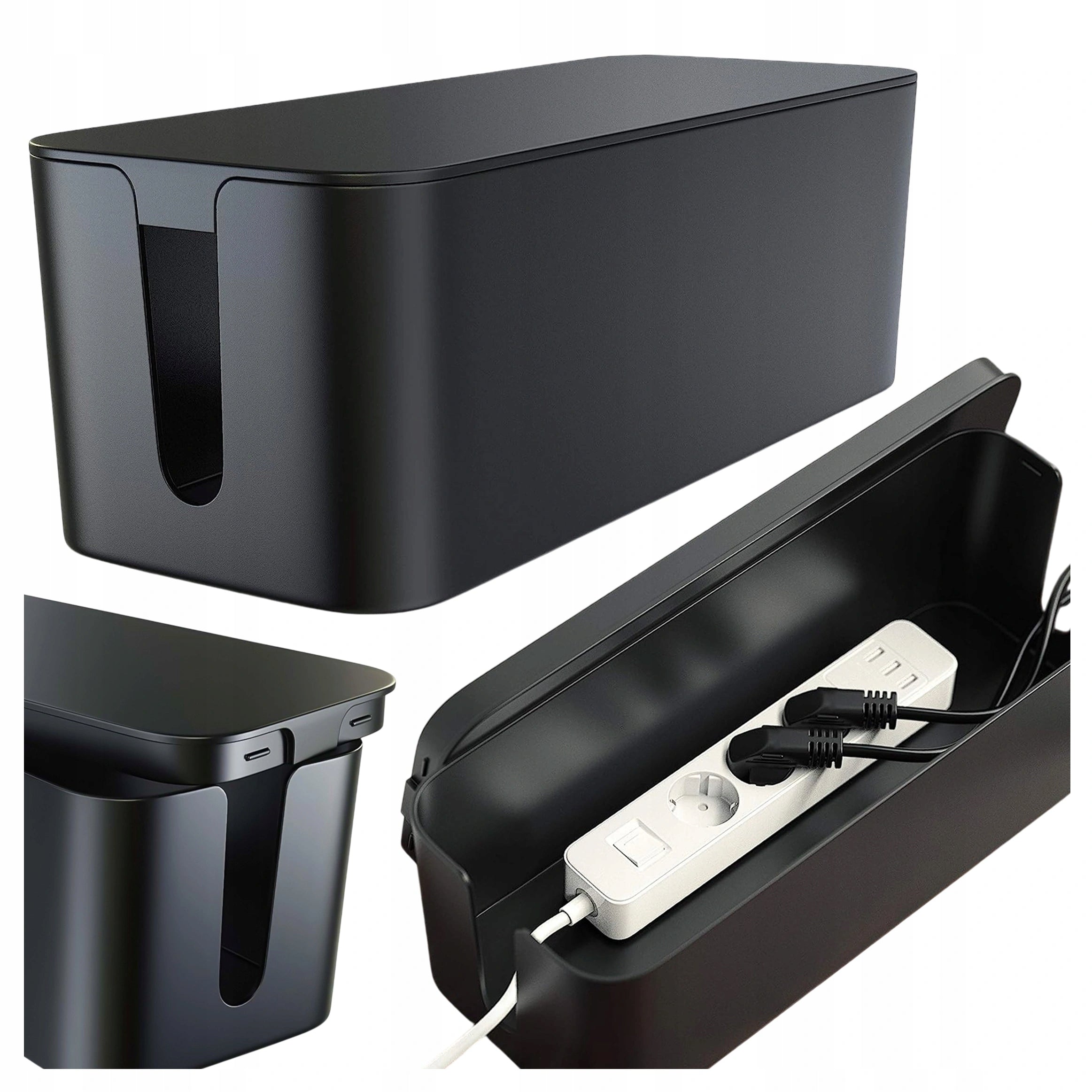 CONTAINER CABLE ORGANIZER STRIP BOX LARGE L FOR WIRES ORGANIZATION