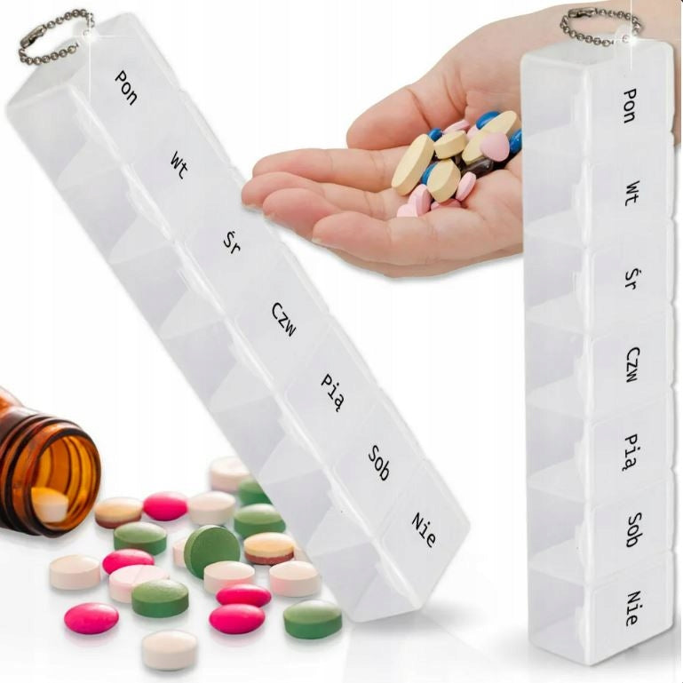 CONTAINER ORGANIZER BOX MEDICINE BOX 7 days Manufacturer code 6944269883803112088