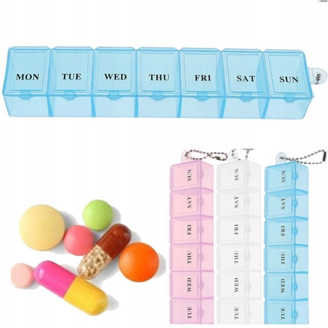 CONTAINER ORGANIZER BOX MEDICINE BOX 7 days