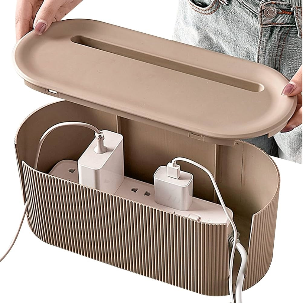 CONTAINER STYLISH CABLE ORGANIZER BOX STRIP + TOP HOLE Manufacturer code 06178