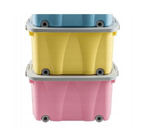 CONTAINER box TOY BOX ON WHEELS BLUE 45L Manufacturer code 2221N