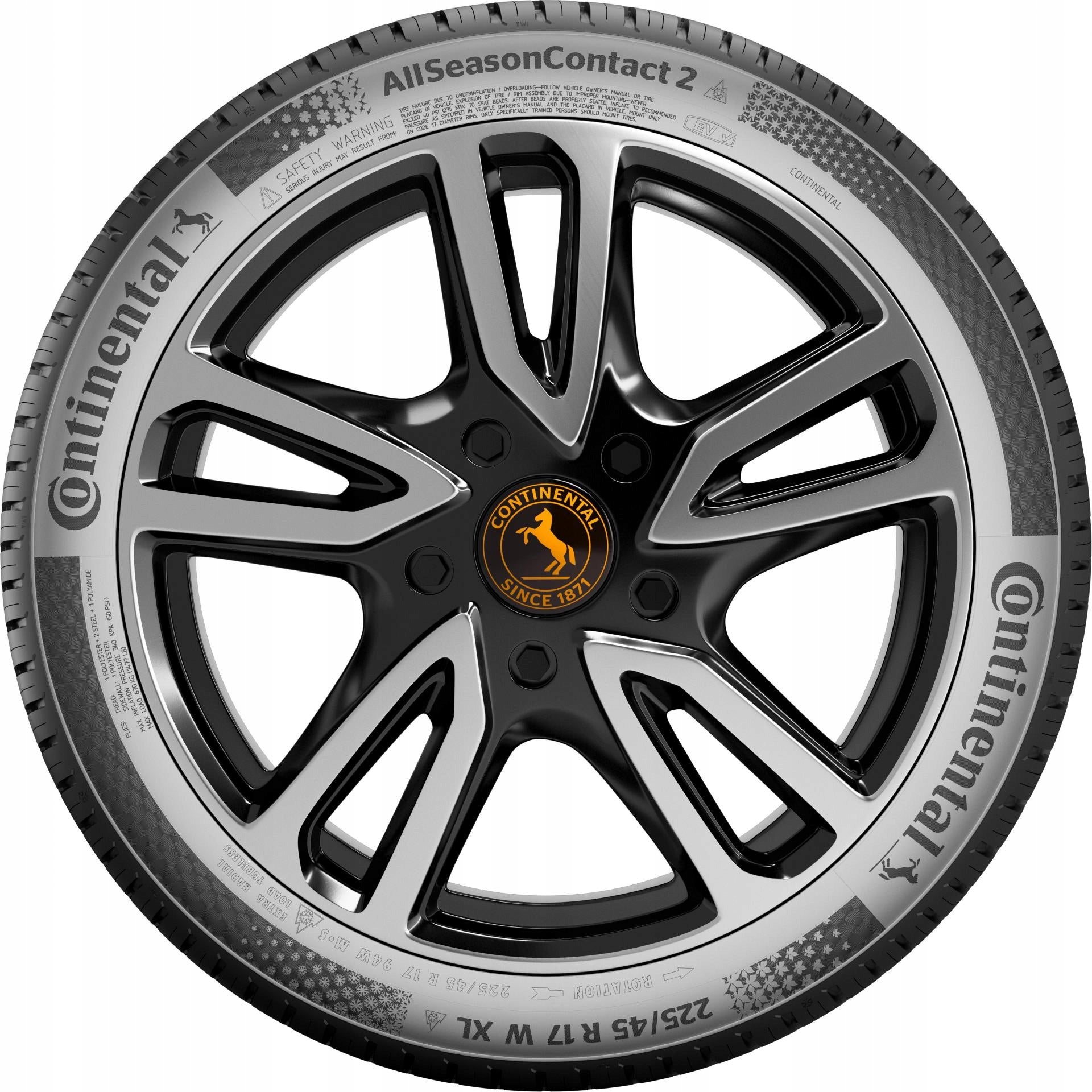 CONTINENTAL 185/65 R15 ALLSEASONCONTACT 2 [92] T XL DOT2024 Number of tires offered 1 pc.
