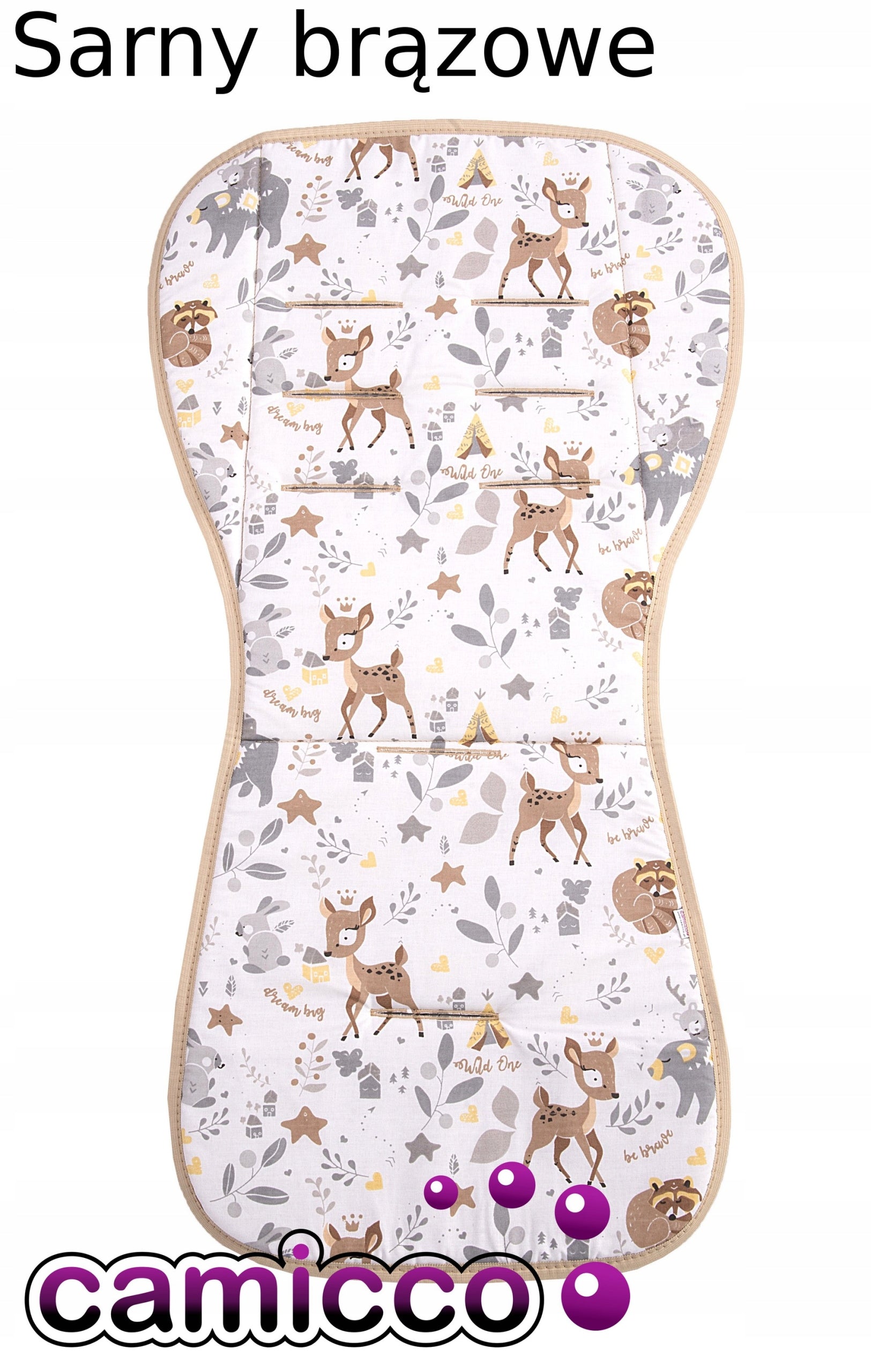 CONTOURED BREATHABLE STROLLER INSOLE cotton mattress insole backrest Packaging status original