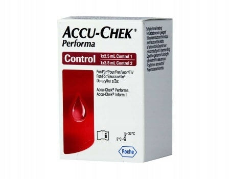 CONTROL LIQUID FOR GLUCOSE METER ACCU-CHEK ACCU CHEK 2x2,5ml
