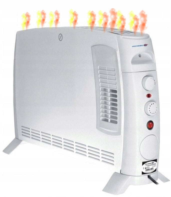 CONVECTOR HEATER WITH AIR SUPPLY Super Turbo DESCON DEDRA DA-K2010 TS 2000W