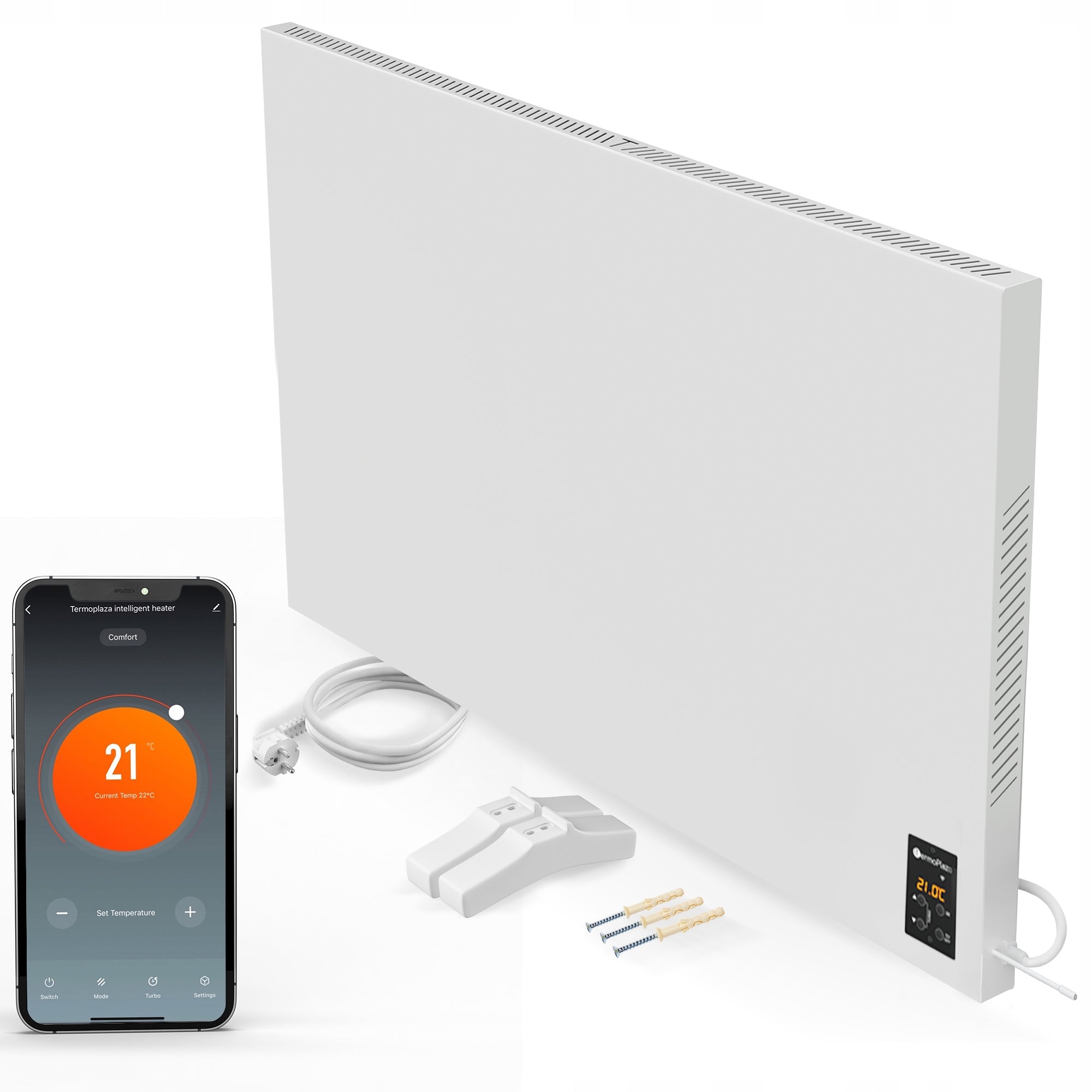 CONVECTOR infrared heater WiFi energy saving 1100W 28m TermoPlaza