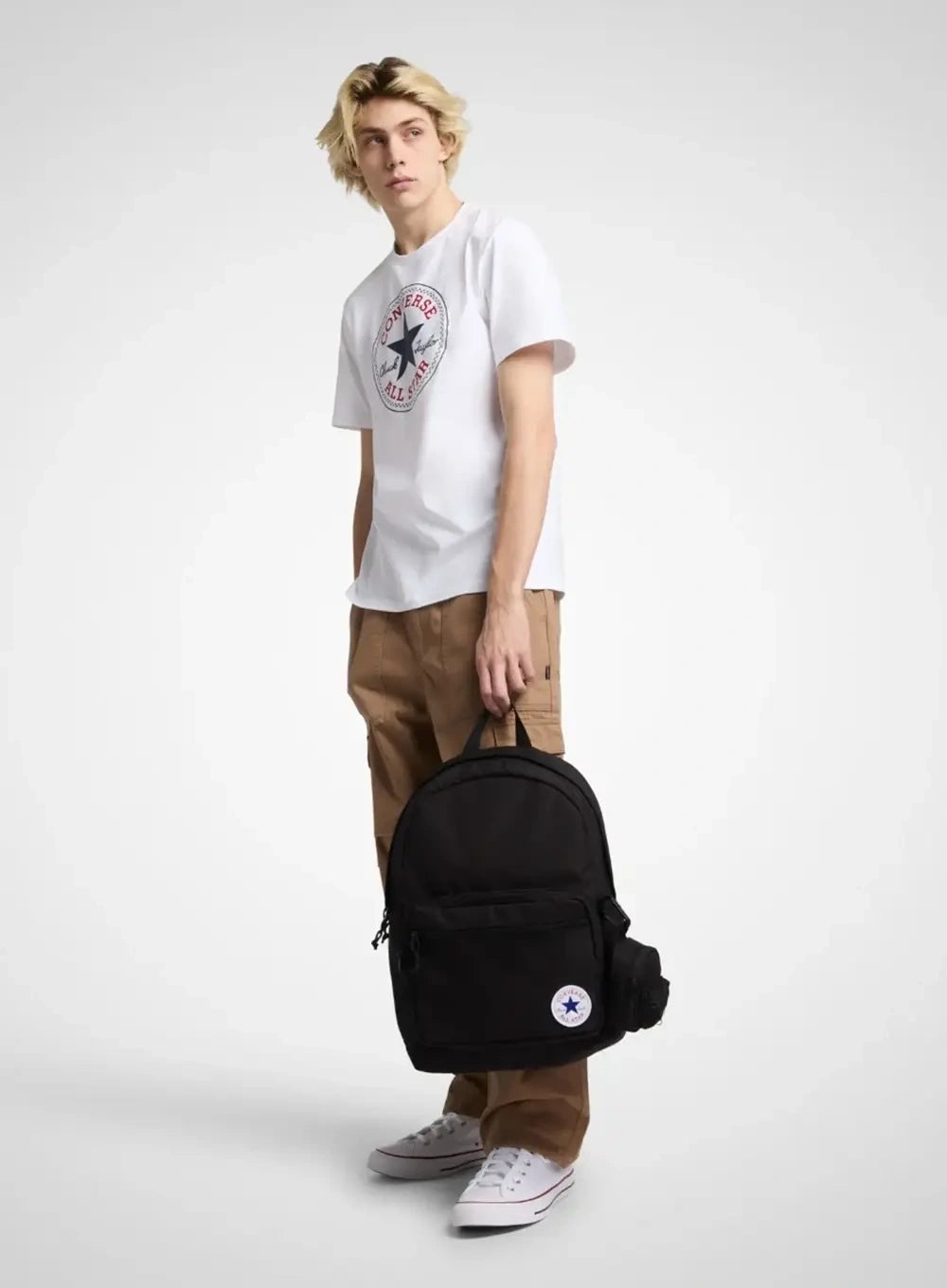 CONVERSE SCHOOL BACKPACK GO2 WITH MINI SACHET BLACK YOUTH Gender unisex