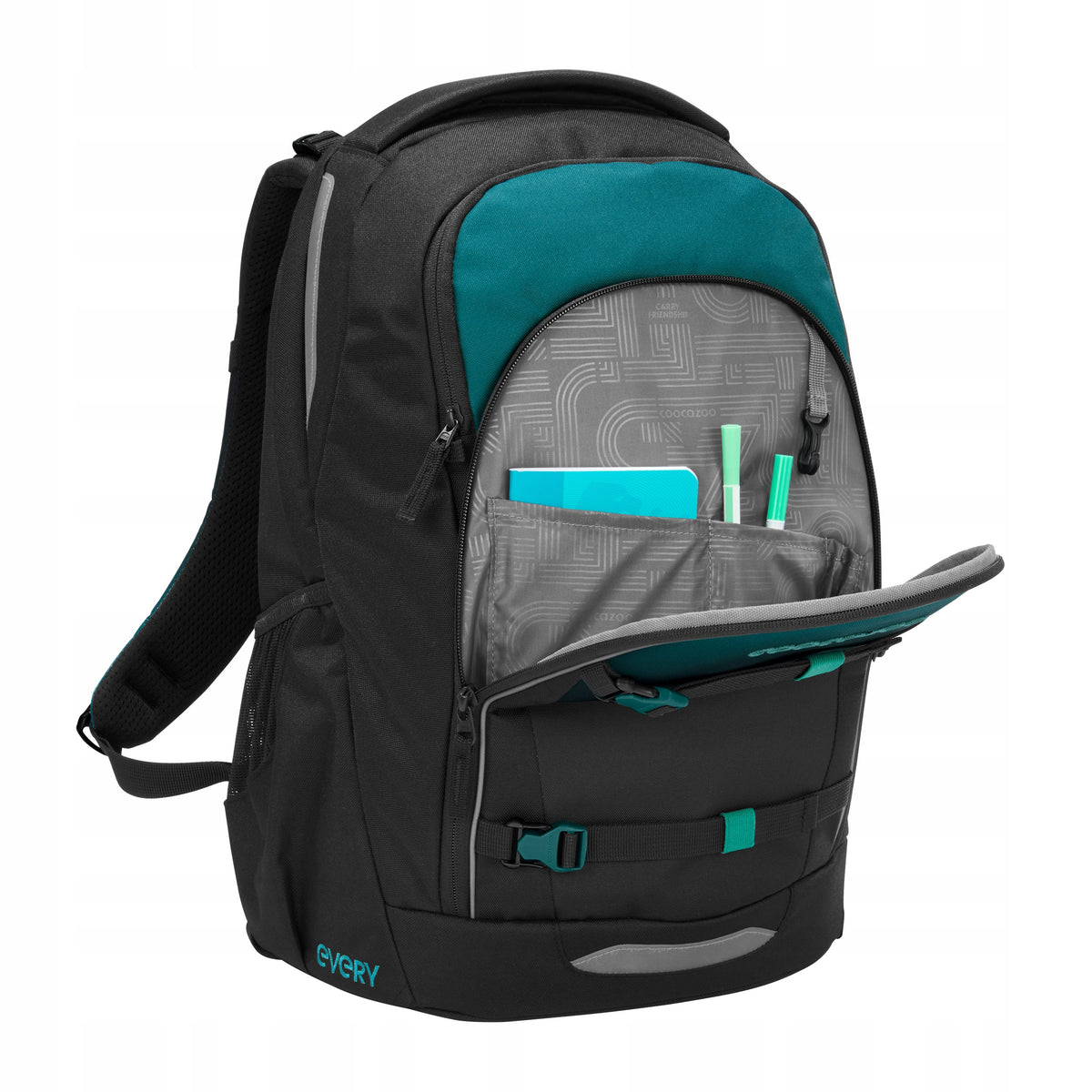 COOCAZOO SCHOOL BACKPACK EVERY TEAL SHADOWS YOUTH ERGONOMIC LIGHTWEIGHT Manufacturer code 002118090000