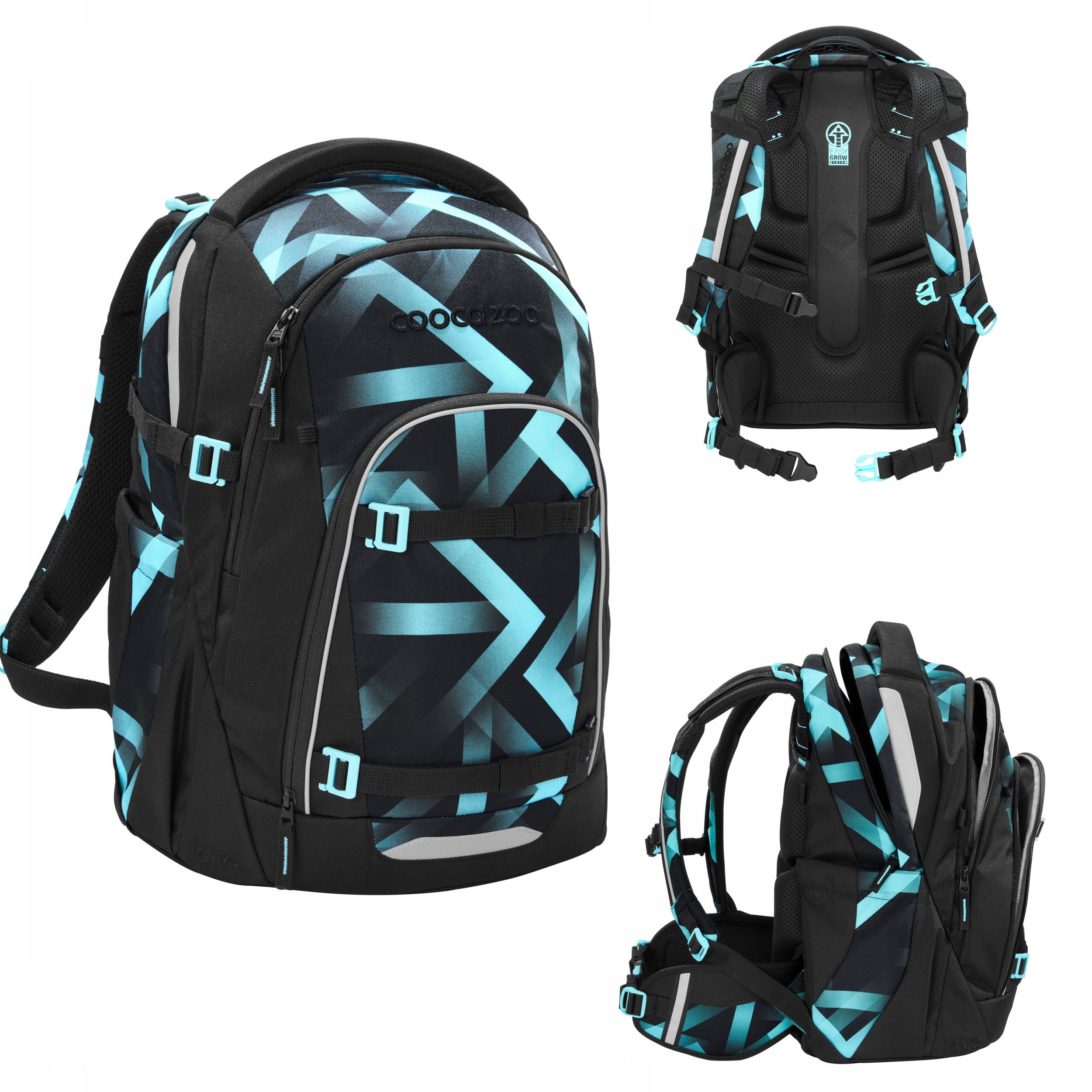 COOCAZOO SCHOOL BACKPACK MATE LASERLIGHTS YOUTH ERGONOMIC BOYS