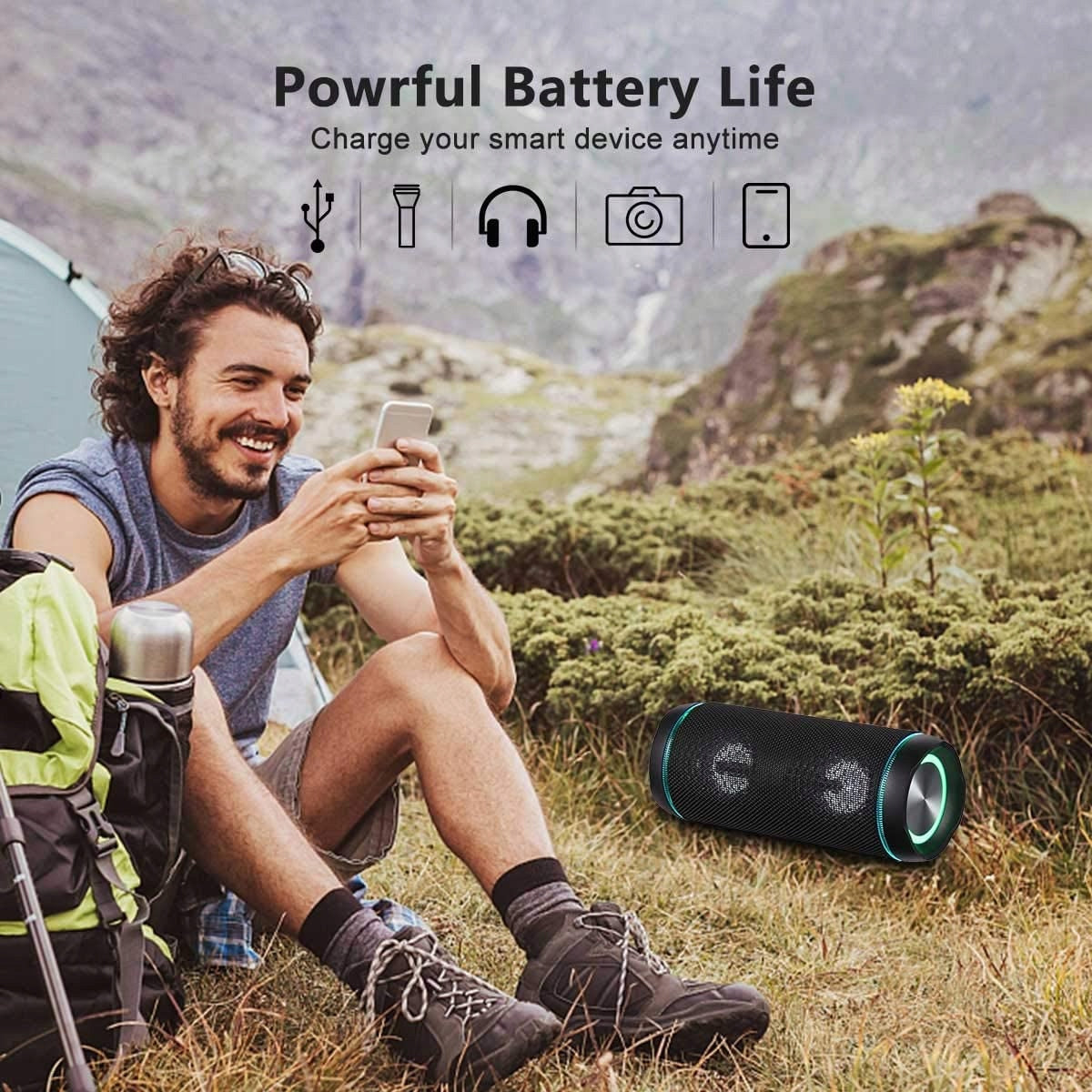 COOCHEEA M8 Bluetooth Speaker IP67 Waterproof EAN (GTIN) 0766461595355