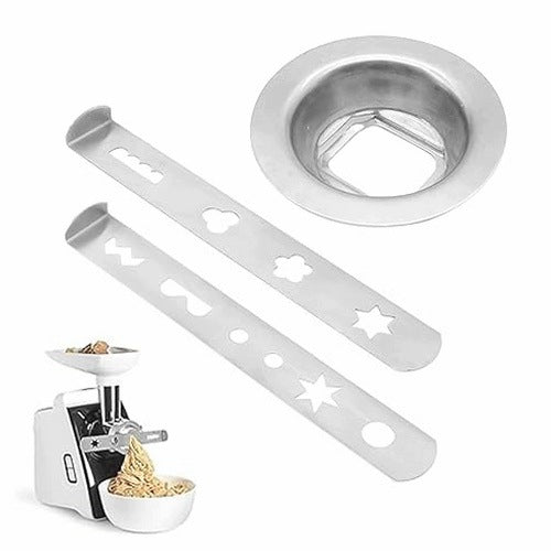 COOKIE CAP STAINLESS STEEL 9 DESIGNS MEAT GRINDER SET