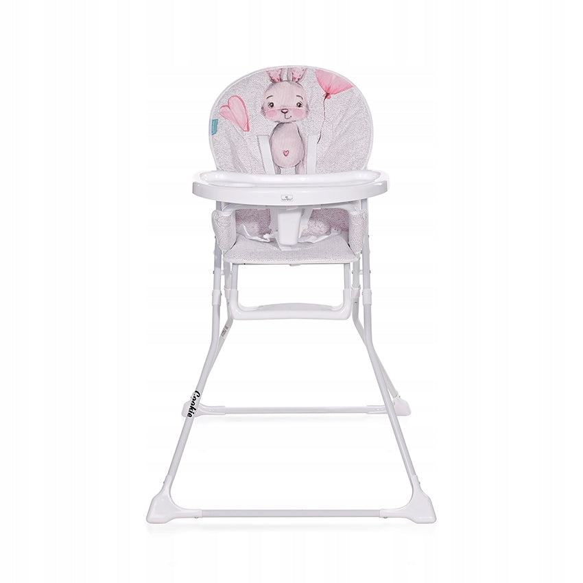 COOKIE Lorelli Highchair - Noble Grey&Pink Rabbit Brand Lorelli