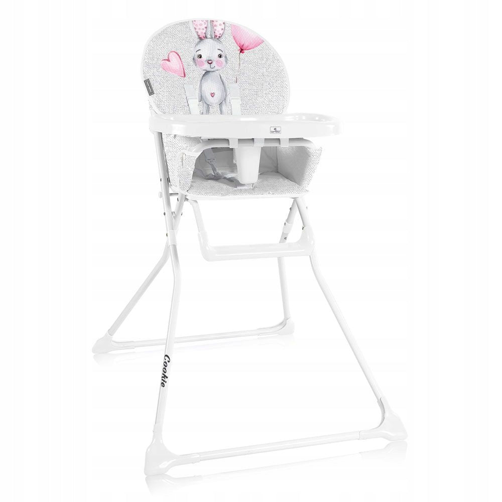 COOKIE Lorelli Highchair - Noble Grey&Pink Rabbit