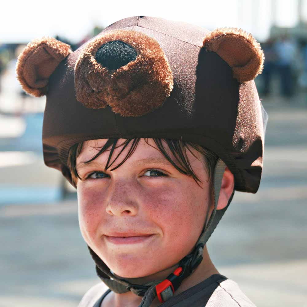 COOLCASC Animals Teddy Bear Helmet Cover Customs tariff code 65070000