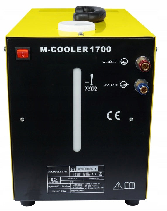 COOLER FOR WELDING TORCHES MAGNUM MIG TIG Manufacturer code CHŁODNICA DO SPAWAREK M-COOLER 1700 HRS