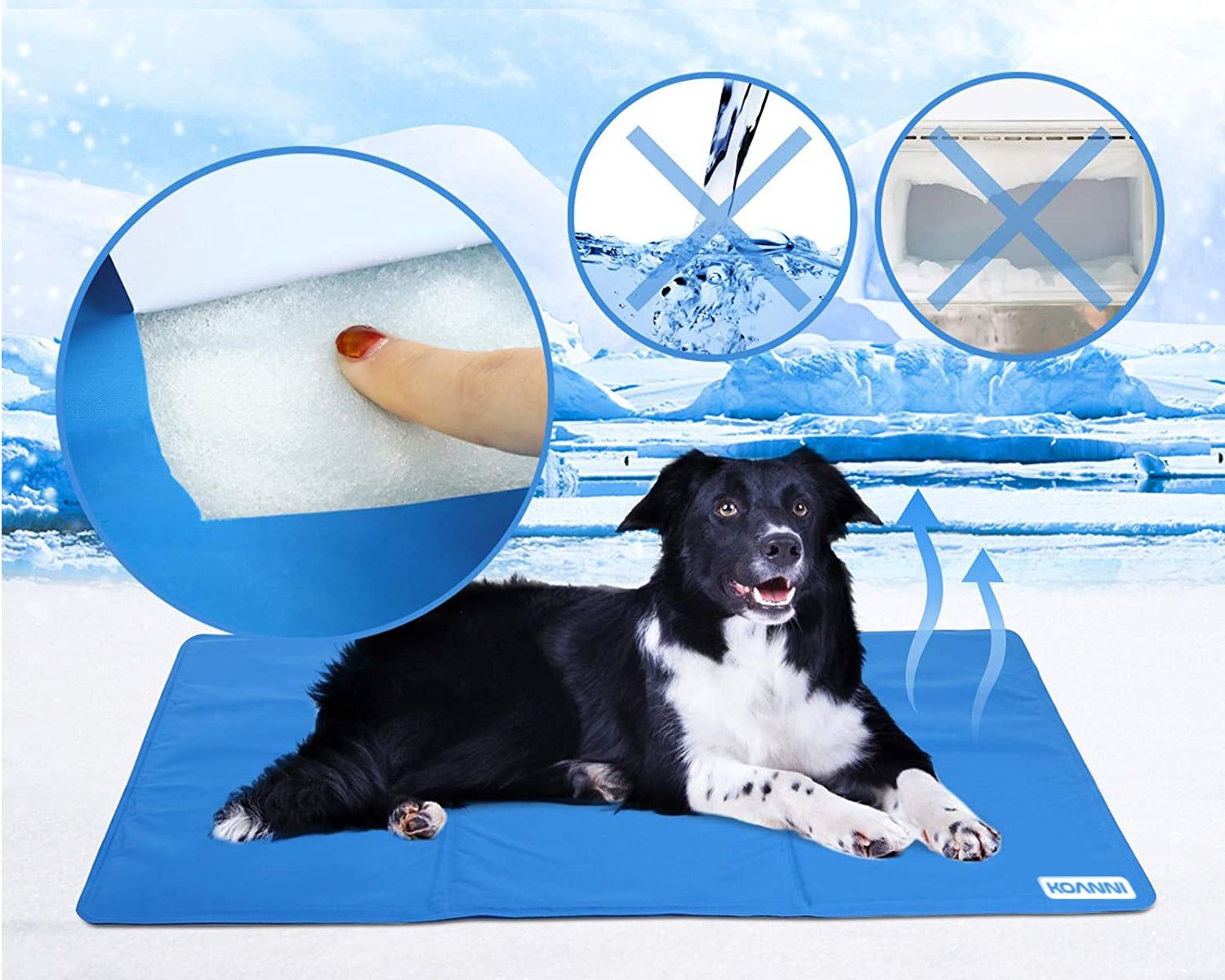 COOLING MAT FOR CAT DOG BED KOANNI 50x40 Length 50 cm