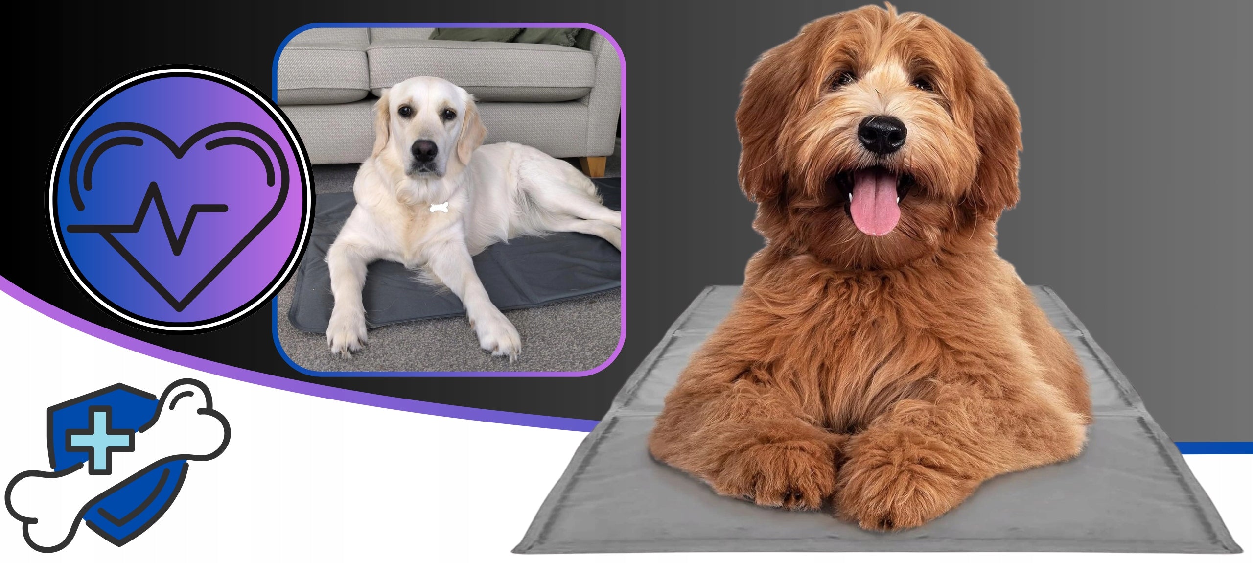 COOLING MAT FOR CAT DOG GEL BED LARGE WATERPROOF SUMMER 110X70CM Product width 70 cm