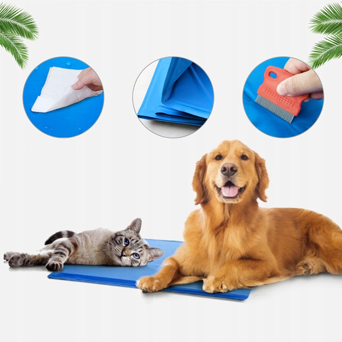 COOLING MAT FOR DOG AND CAT WATERPROOF GEL BED L 50X40CM Manufacturer code LEGOWISKO MATA CHŁODZĄCA ŻELOWA DLA PSA 50x40