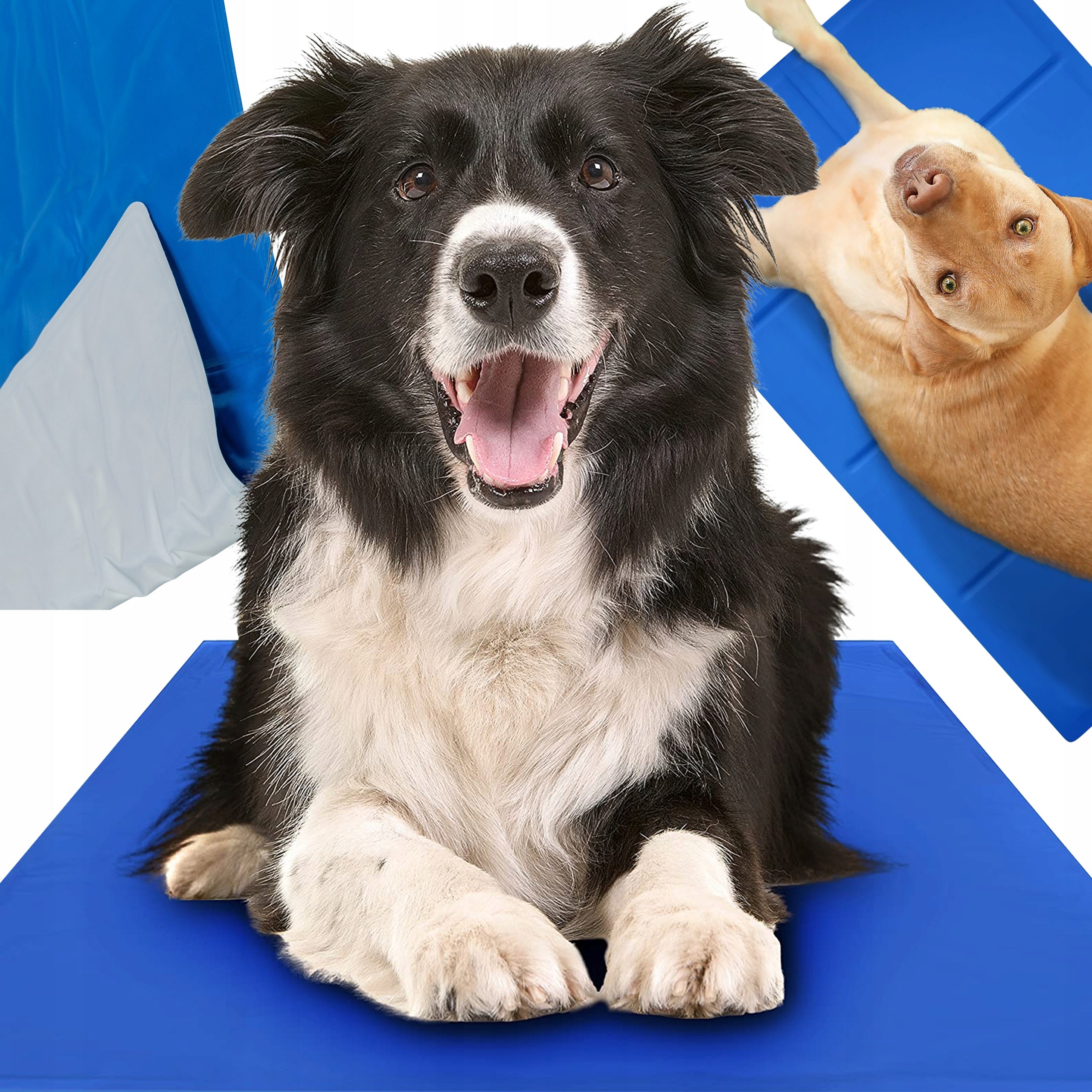 COOLING MAT FOR DOG CAT ANIMALS BED FOR SUMMER GEL GREY 90x50CM