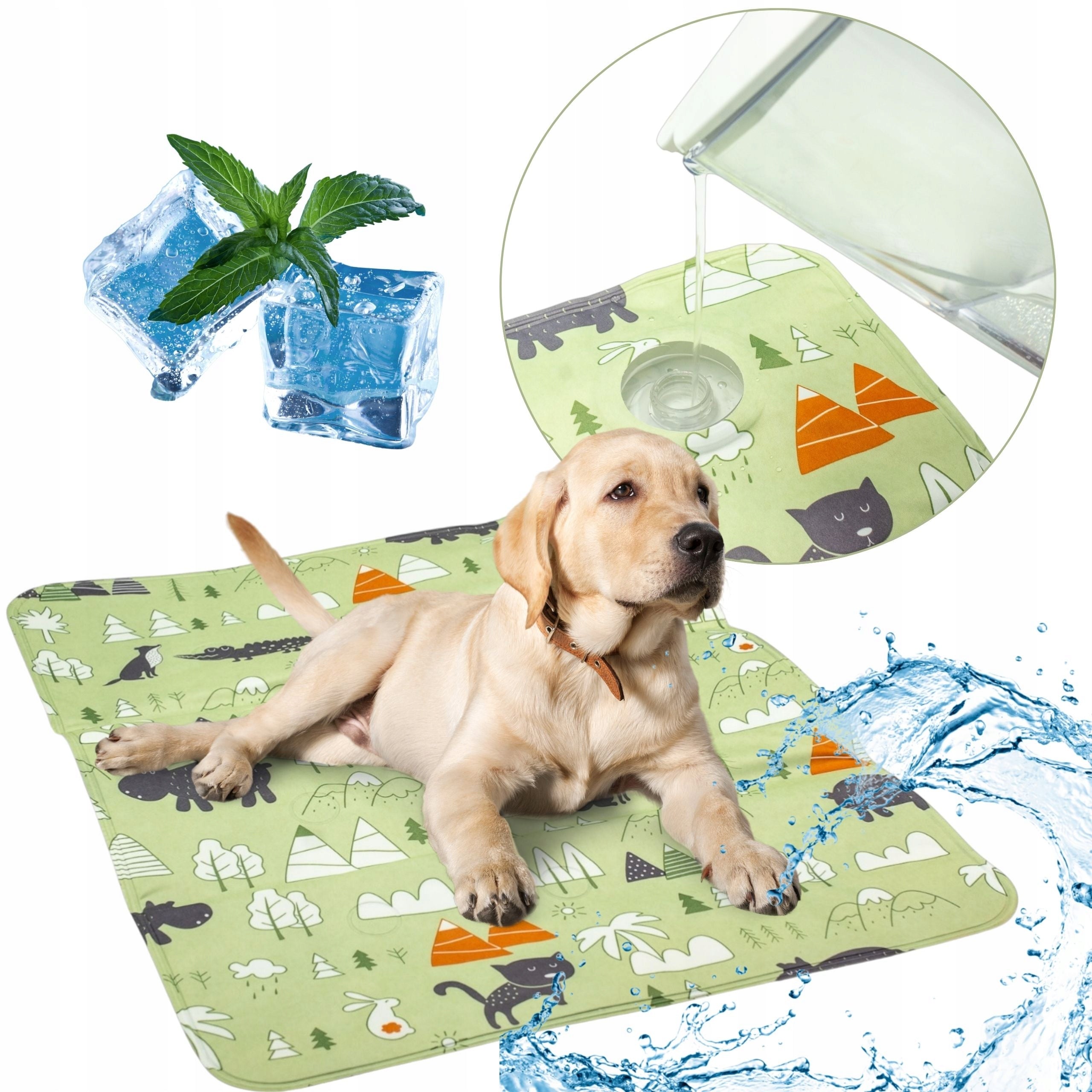 COOLING MAT for cat dog waterproof gel bed 40 x 50 cm Manufacturer code Mata mrożąca chłodząca wodoodporna