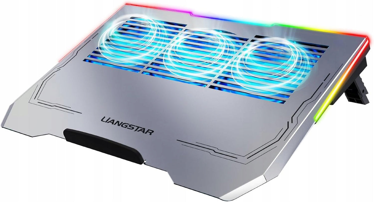 COOLING STAND FOR LAPTOP 3 FANS USB RGB REGULATION 12-17,3