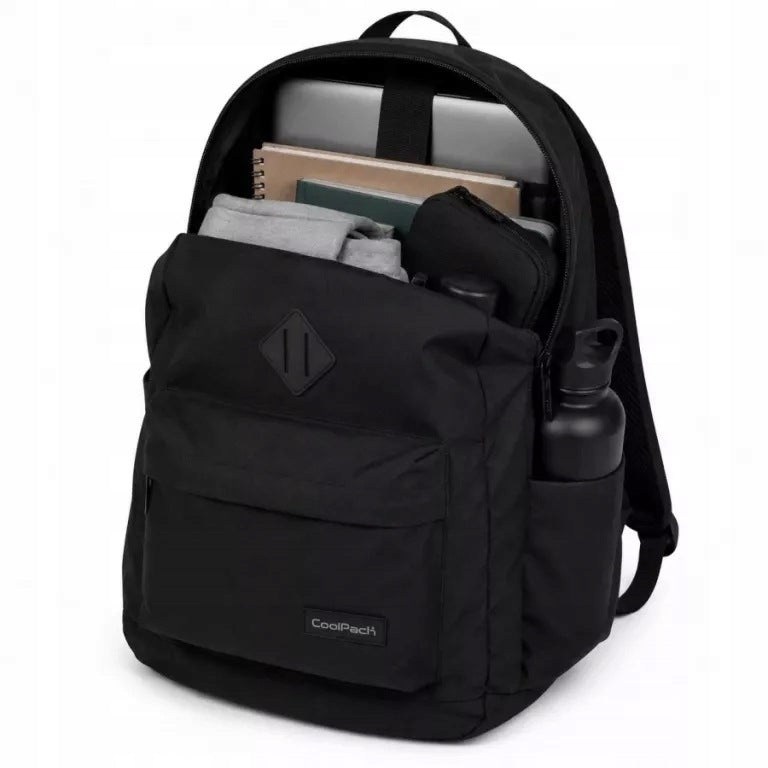 COOLPACK BACKPACK BLACK CITY SCHOOL LAPTOP USHER 17 INCHES Brand CoolPack