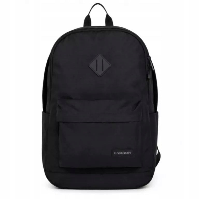 COOLPACK BACKPACK BLACK CITY SCHOOL LAPTOP USHER 17 INCHES