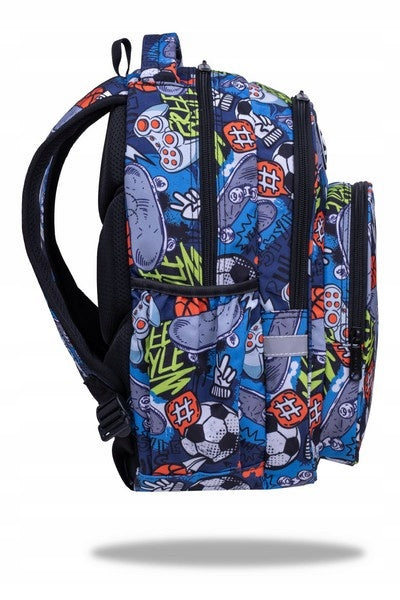 COOLPACK BASE PLUS YOUTH SCHOOL BACKPACK FOR BOY HOBBY EAN (GTIN) 5903686387739