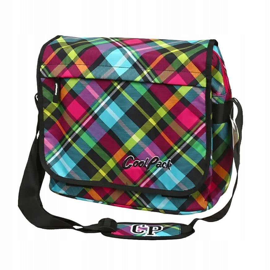 COOLPACK CHECKERED BOOK BAG SHOULDER BAG Brand CoolPack