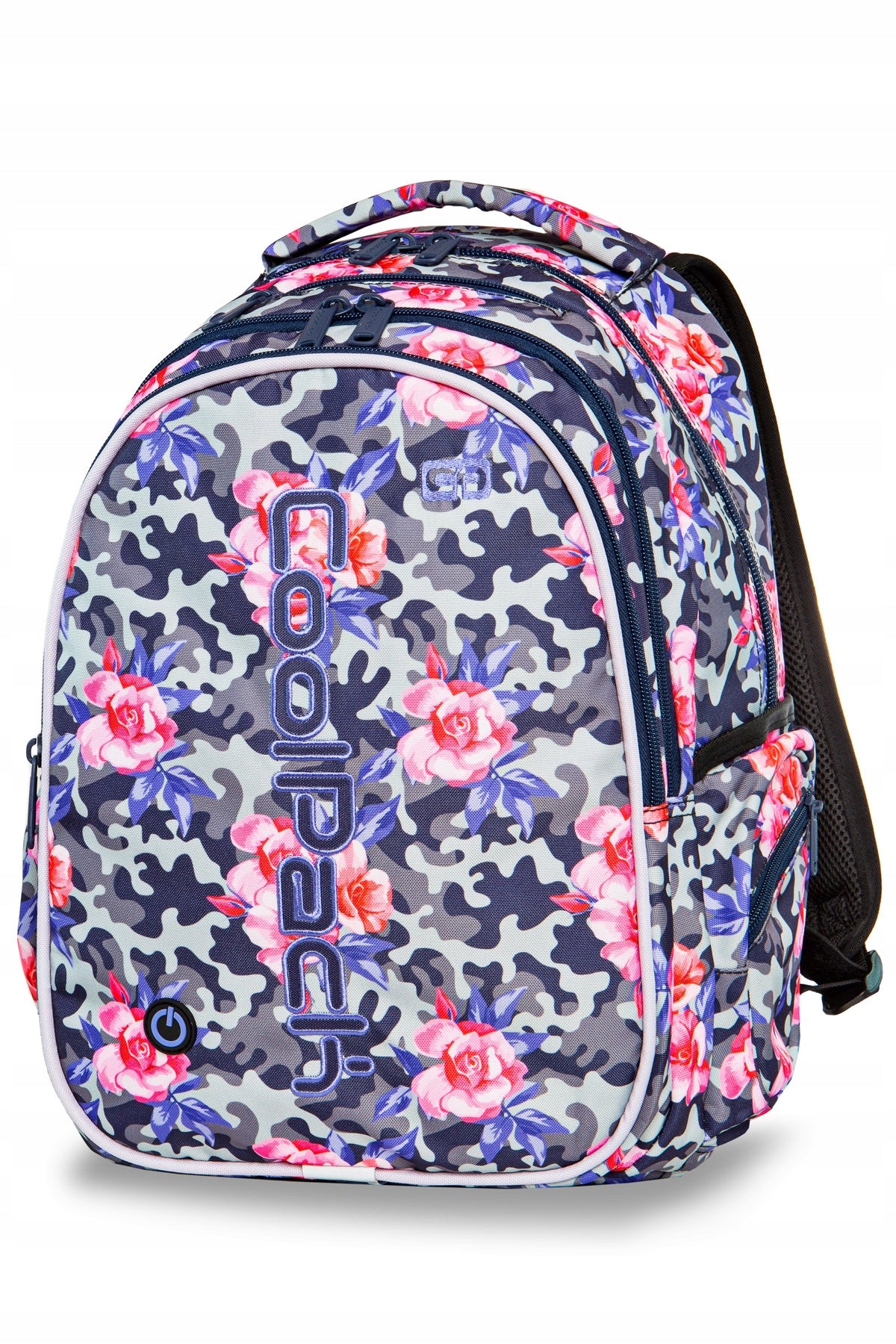 Leuchtender Rucksack COOLPACK JOY LED CAMO ROSES A21209 