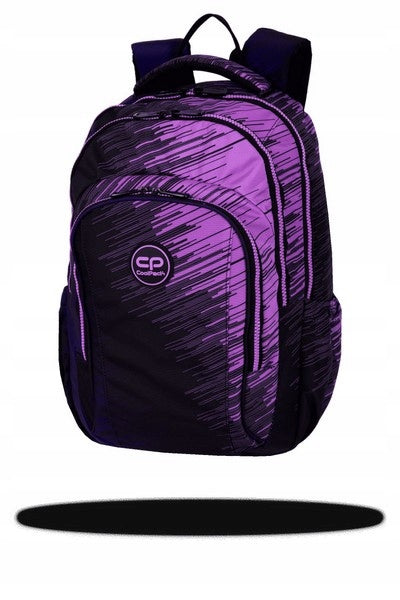 COOLPACK RIFT YOUTH SCHOOL BACKPACK FOR GIRLS PURPLE Packaging status original