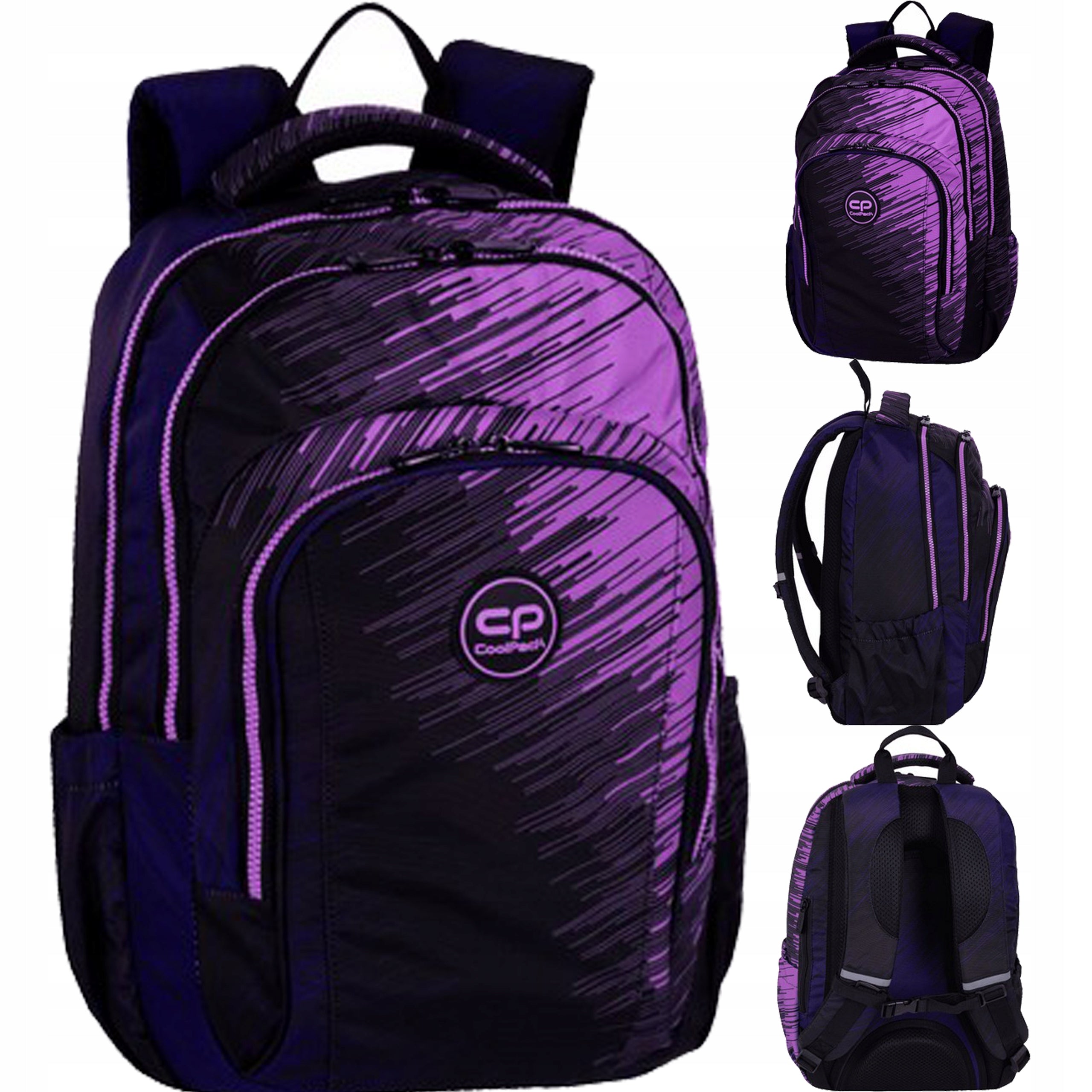 COOLPACK RIFT YOUTH SCHOOL BACKPACK FOR GIRLS PURPLE