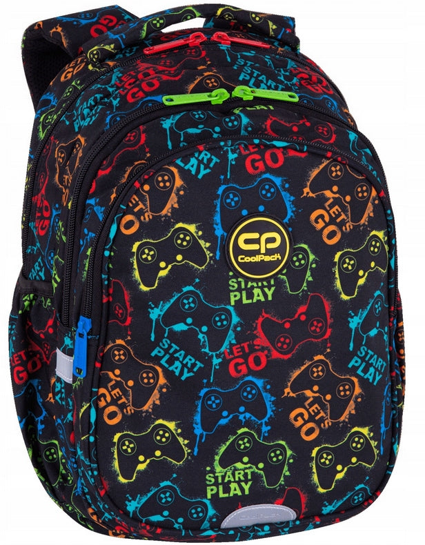 COOLPACK YOUTH SCHOOL BACKPACK FOR BOY PADS XPLAY