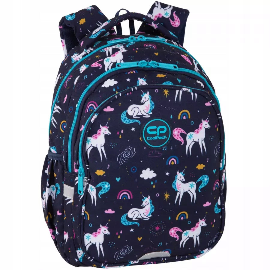 COOLPACK YOUTH SCHOOL BACKPACK FOR GIRLS MRS.UNICORN CLASS 1-3 Brand CoolPack