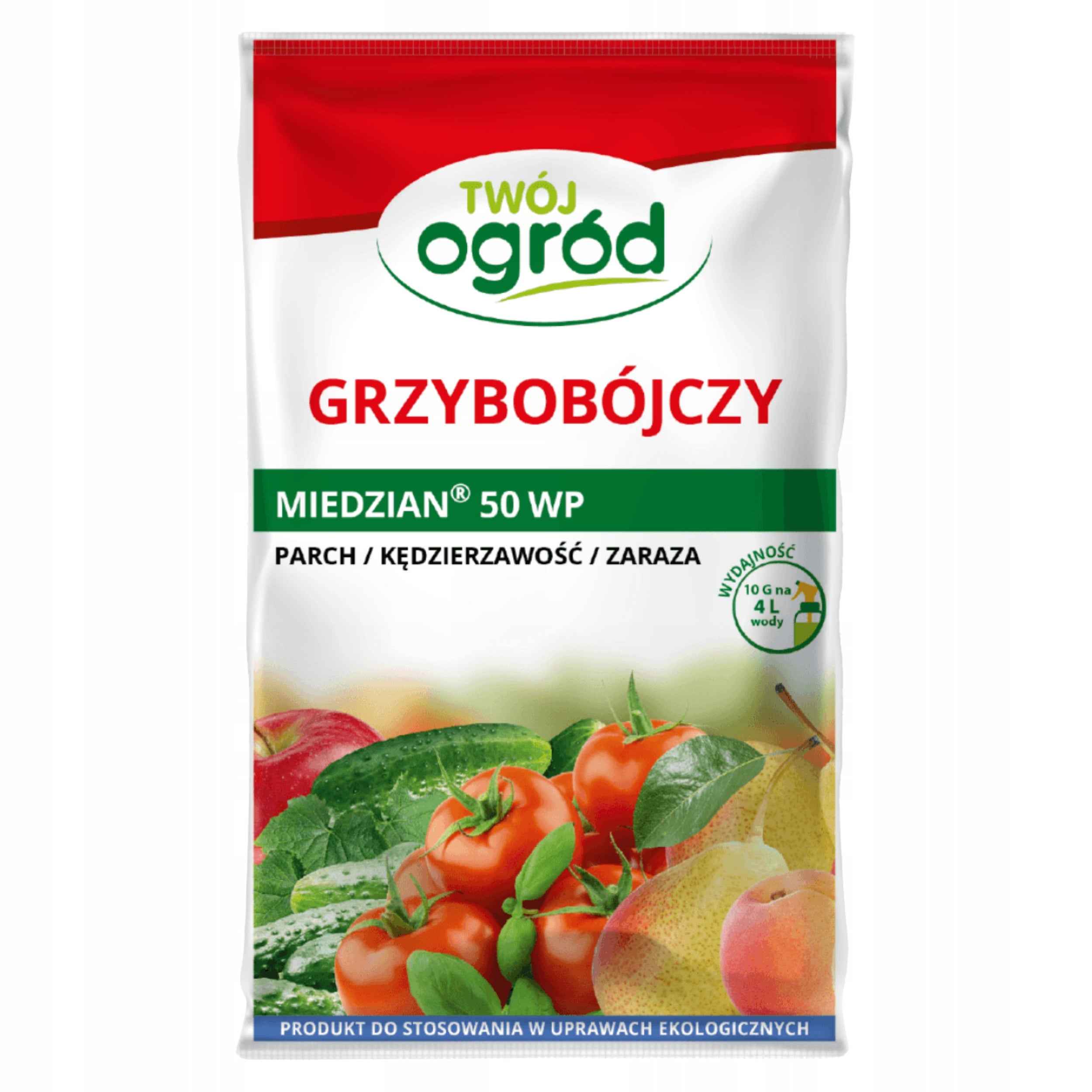 COPPER 50 WP 10G FUNGICIDAL AGENT FOR FRUIT VEGETABLE DISEASES Packaging status original