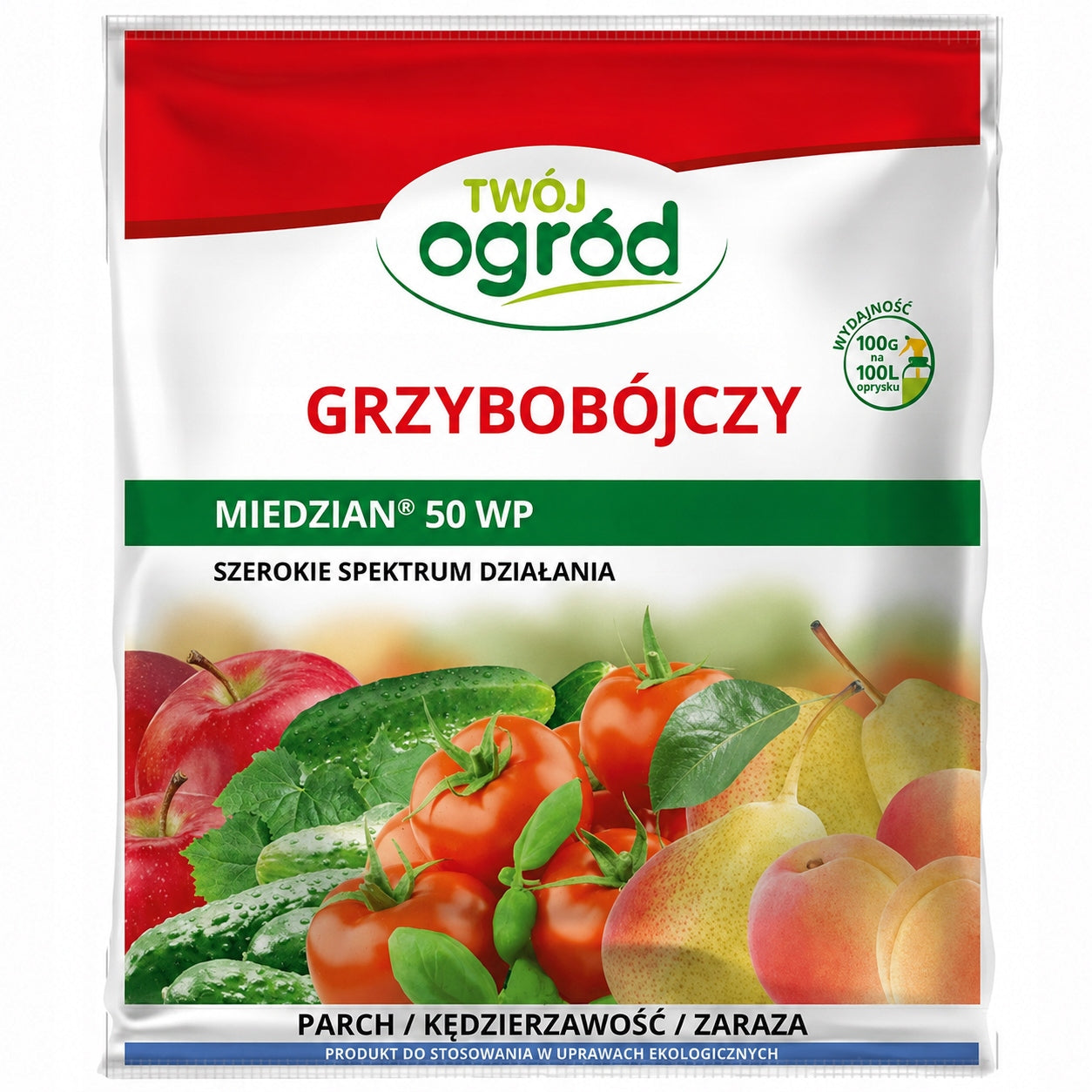 COPPER 50 WP Fungicidal apple tree pear cherry Twój Ogród 100g