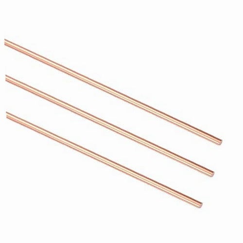 COPPER BAR ROUND 0 8 MM 320 PURE METAL SET OF 3 PCS.