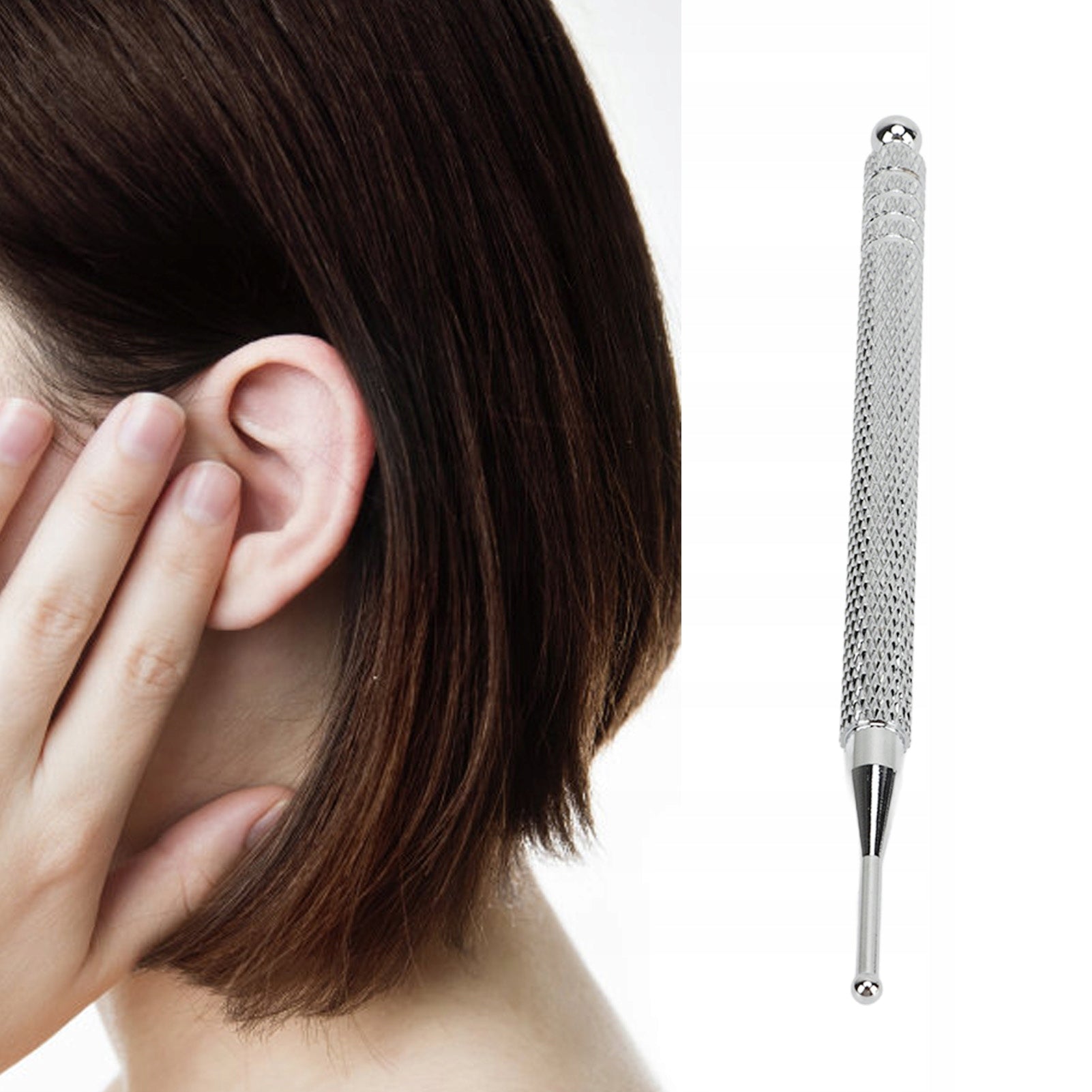COPPER EAR ACUPUNCTURE PEN PROFESSIONAL Color silver