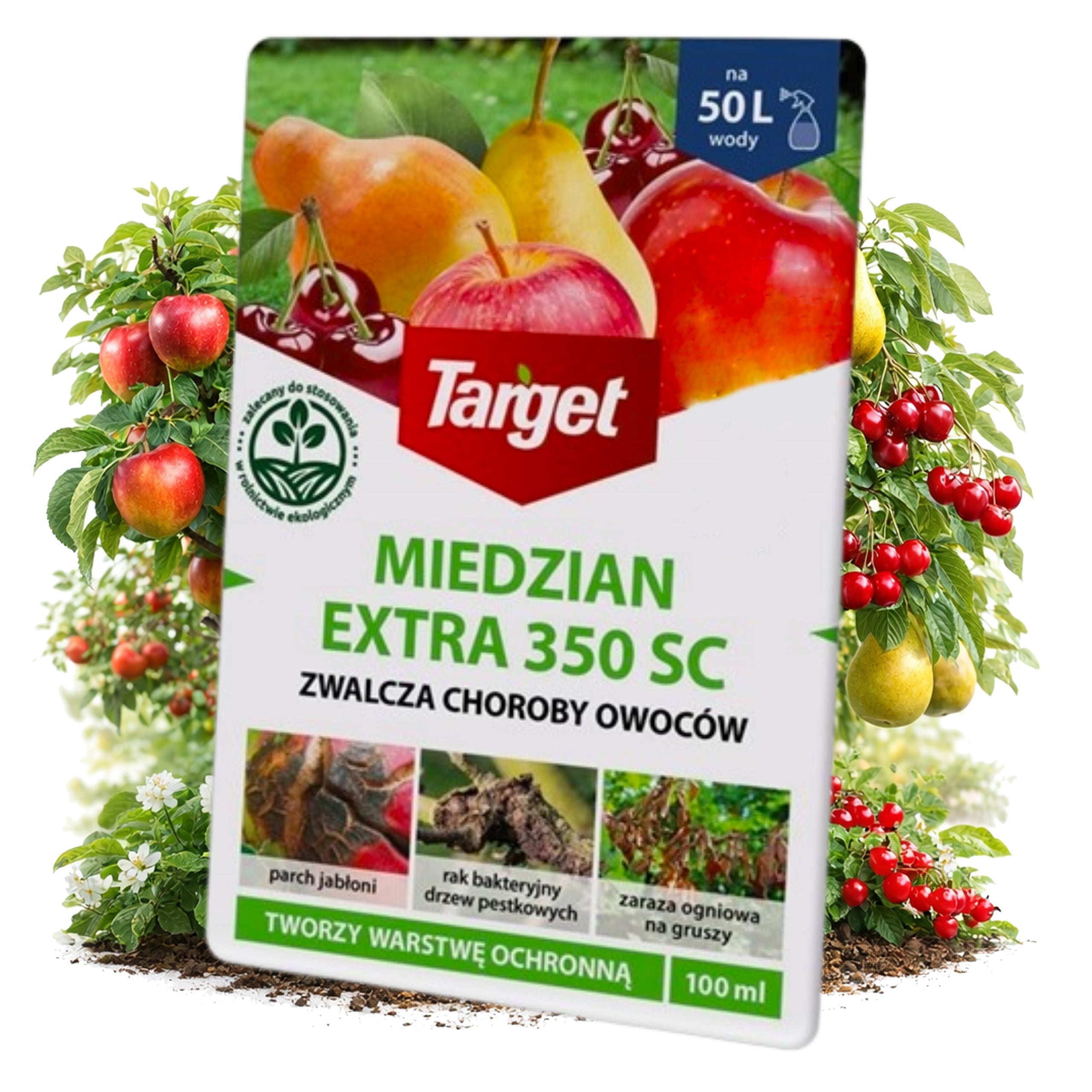 COPPER FUNGICIDE 350SC EXTRA scab disease TARGET 100ML