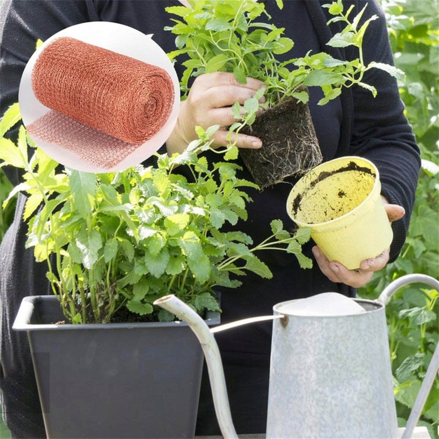 COPPER MESH TAPE AGAINST RODENTS SNAIL 12M HIGH QUALITY Manufacturer code Taśma miedziana